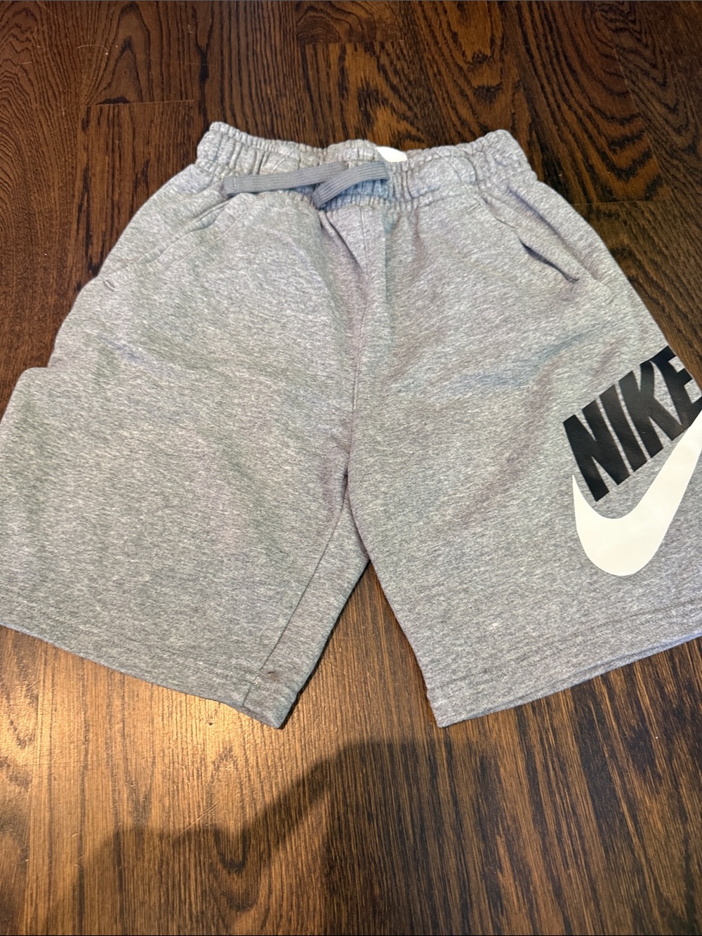 Nike Gray Heather Logo Sports Shorts